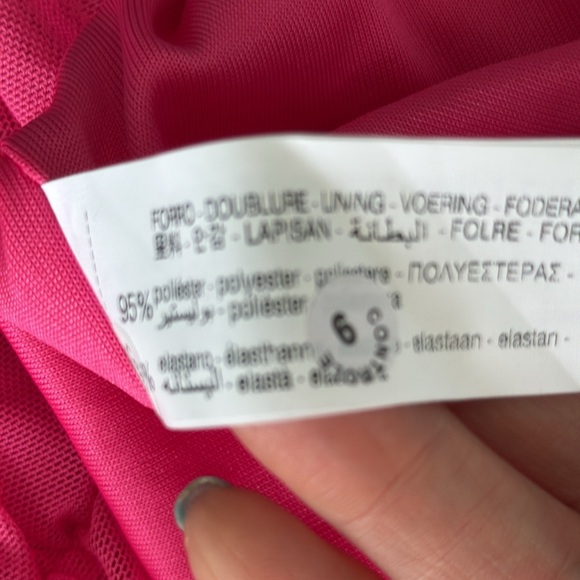 NWT Zara Pink Ruched Mesh Underwire Sweetheart Neck Bodycon Mini Dress Medium - Picture 11 of 12
